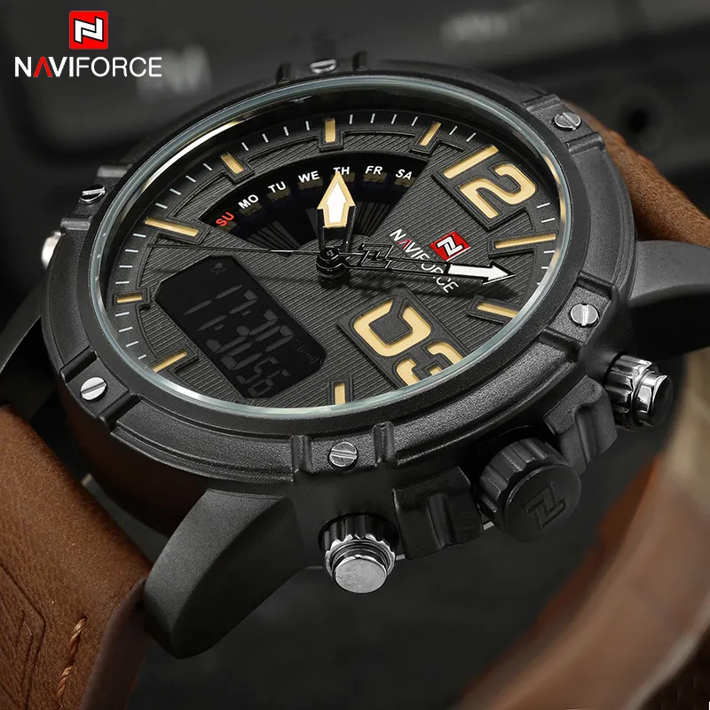 Montre Naviforce Hommes DUAL Affichage Sport Fashion